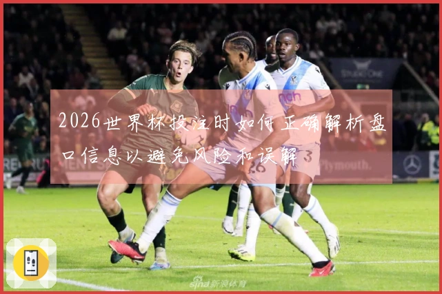 2026世界杯投注时如何正确解析盘口信息以避免风险和误解